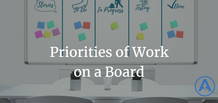 Priorities of Work on a Board